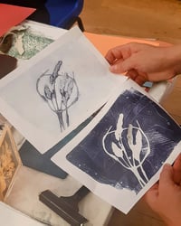 Image 3 of  Botanical Gelli Plate Printing