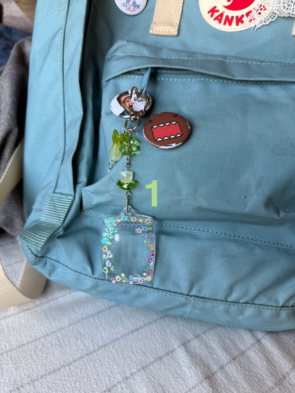 Image of Rectangle photo keychain