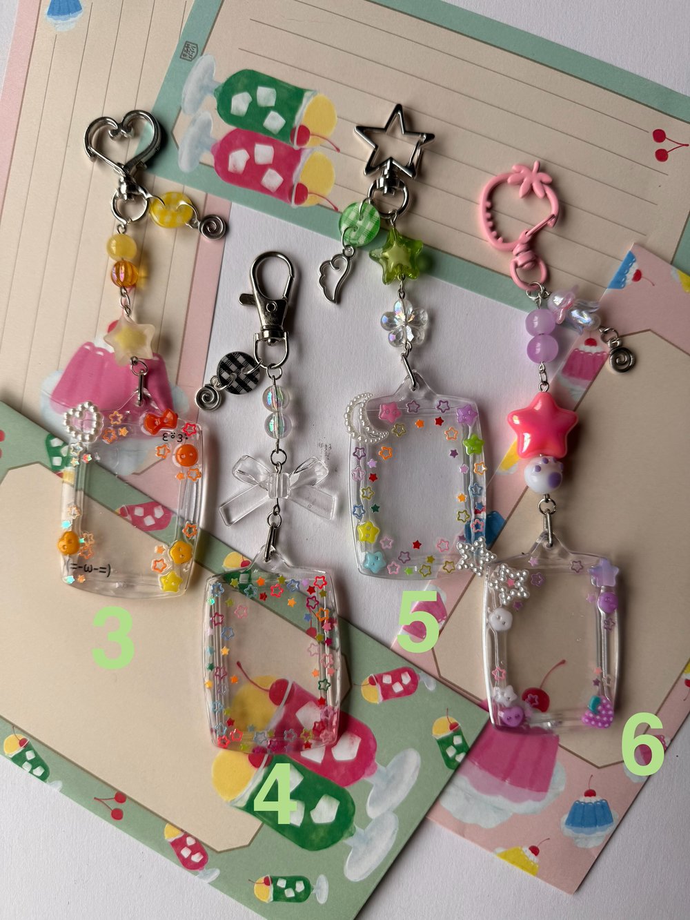 Image of Rectangle photo keychain