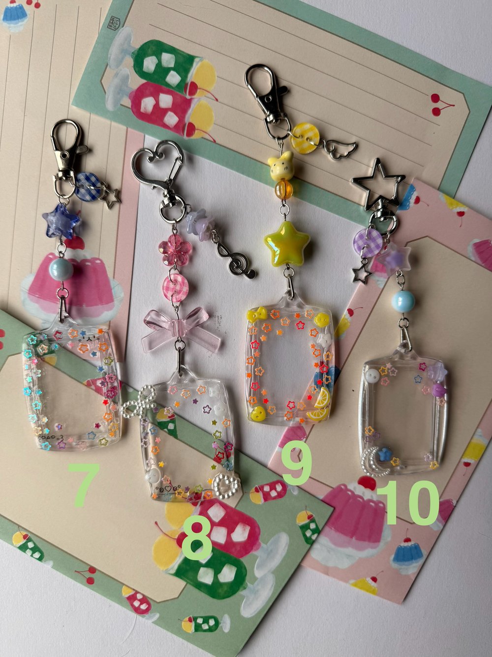 Image of Rectangle photo keychain