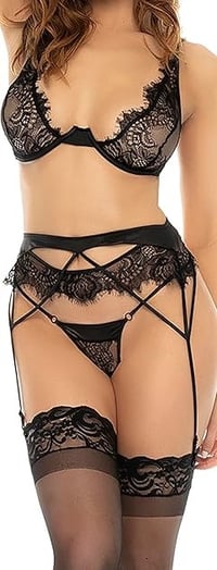 Image 1 of Black  3  Piece Set