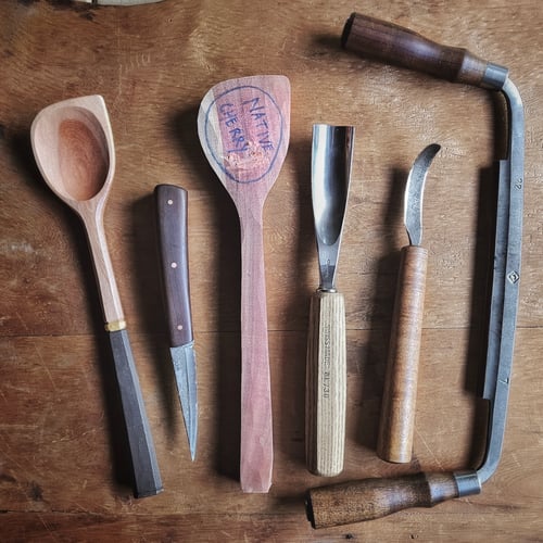 Image of TUE 6TH JAN CYGNET BEGINNERS SPOON CARVING WORKSHOP