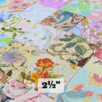 Image 3 of Cottagecore Charm Packs - Floral Quilting Squares