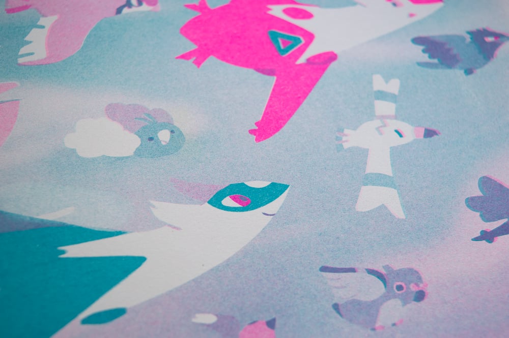 Image of Latias and Latios / Bird Mons Riso