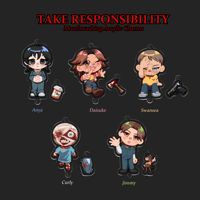 Image 1 of TAKE RESPONSIBILITY - Mouthwashing Acrylic Keychains