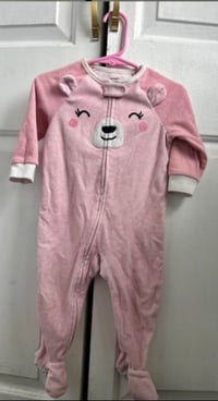 Image 1 of Carters Bear Footed Onesie