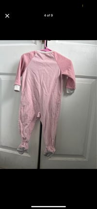 Image 2 of Carters Bear Footed Onesie