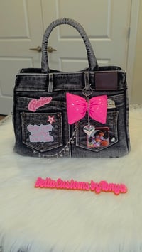 Image 2 of Black Junk Denim Bag