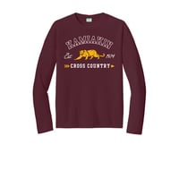 Cross Country Long Sleeve Poly Pro Maroon