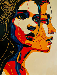 Image 1 of Write Your Story II – Becoming Through Another (Original Series – Hand Painted 2/3)