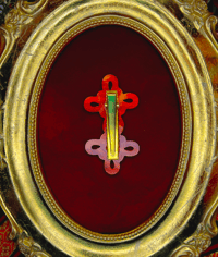 Image 2 of FROG KNOT Barrette