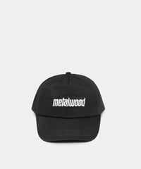 Image 1 of METALWOOD_METAL LOGO 5-PANEL HAT :::BLACK:::