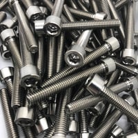 Image 1 of 6mm x 1.0 x 30mm Allen Ti Bolt - #586