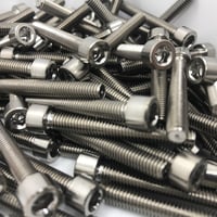 Image 2 of 6mm x 1.0 x 30mm Allen Ti Bolt - #586