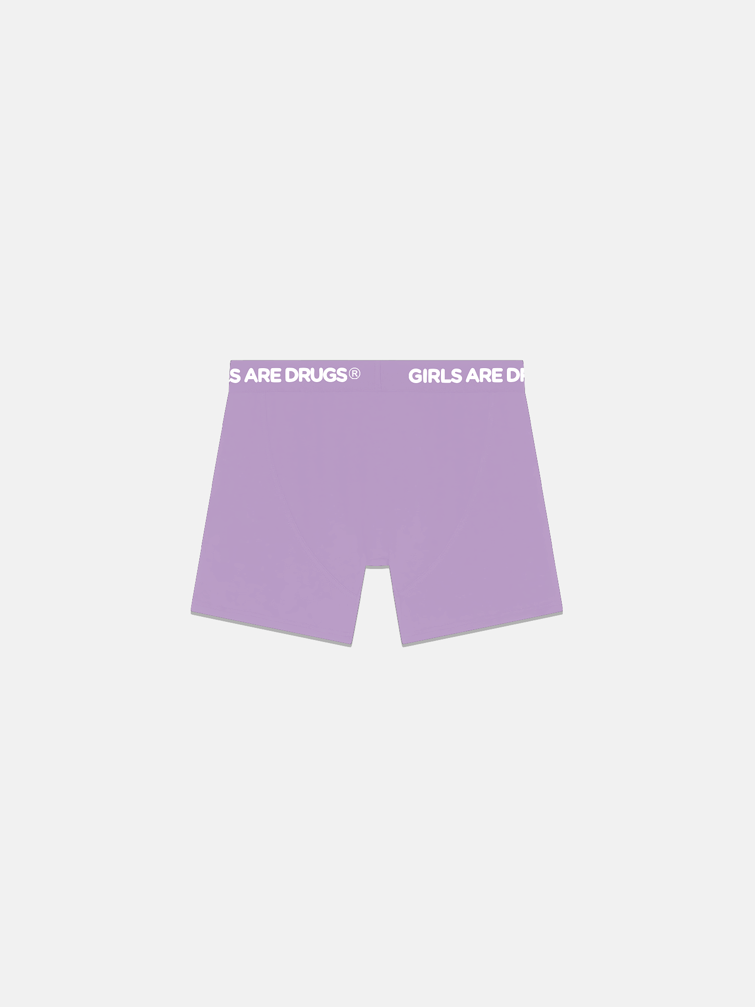 Image of GIRLS ARE DRUGS® COTTON BOXER BRIEFS - LIGHT PURPLE