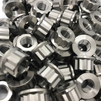 Image 1 of 5/16 UNF 12 Point Ti Nut - #571