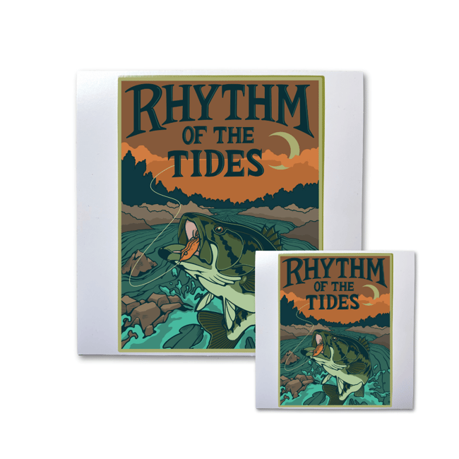 Rhythm of the Tide Stickers