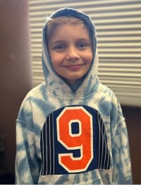 Image 4 of blue 8/10 8 eight eighth 8th bday birthday gift party top shirt sweatshirt hoodie courtneycourtney