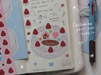 Image 1 of Cake Decoration Sticker Sheet