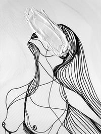 Image 2 of Traces XXIII – Embrace of the Unseen (Original Series – Hand Painted 1/3)
