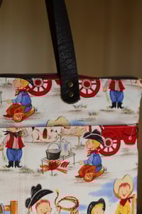Image 3 of Little Buckaroos Wool + Wax Tote