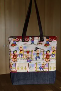 Image 2 of Little Buckaroos Wool + Wax Tote