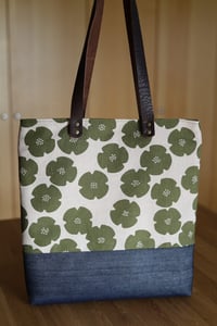 Image 1 of Verdant Bloom Wool + Wax Tote
