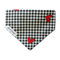 Image 1 of Dog Bandana - Little Red Heart