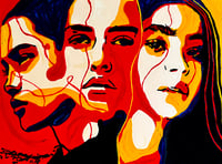 Image 1 of Write Your Story III – Becoming in the Mirror of Resistance (Original Series – Hand Painted 1/3)