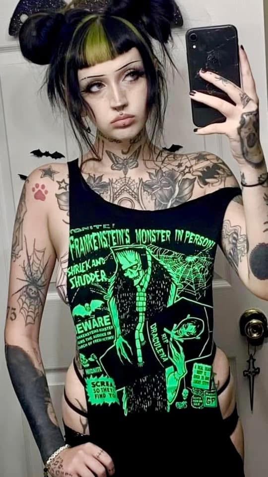 Image of  FRANKENSTEIN IN PERSON  Mens shirt