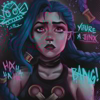 Image 2 of You're a Jinx - Fine Art Print