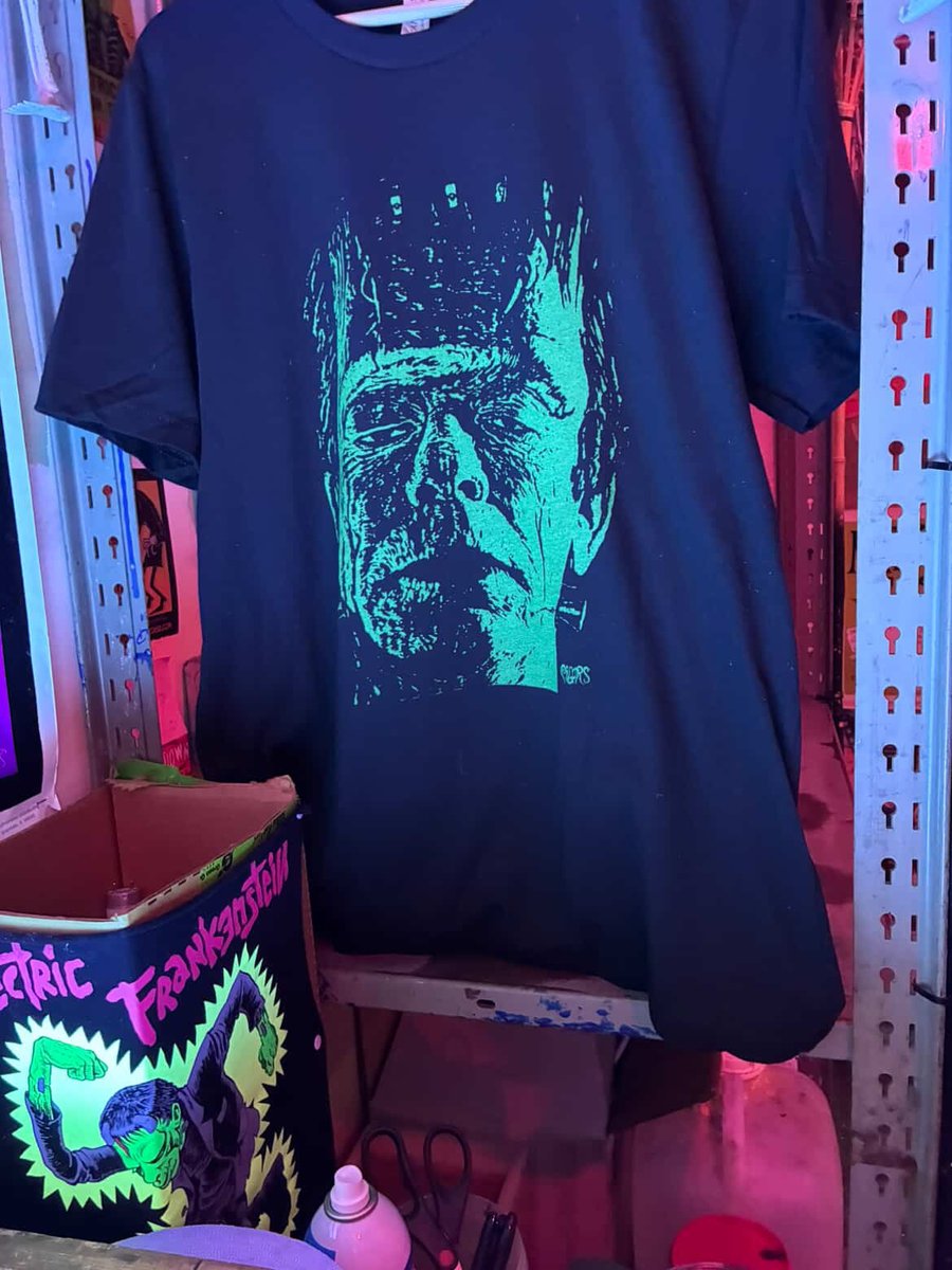 Image of  FRANK EEK!  "GLOW IN DARK" Mens shirt- few left