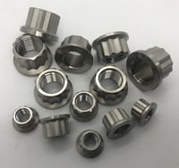 Image 1 of 1/4 UNF 12 Point Ti Nut - #570