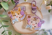 Image 1 of Gamer Pup or Gamer Cat - Keychain
