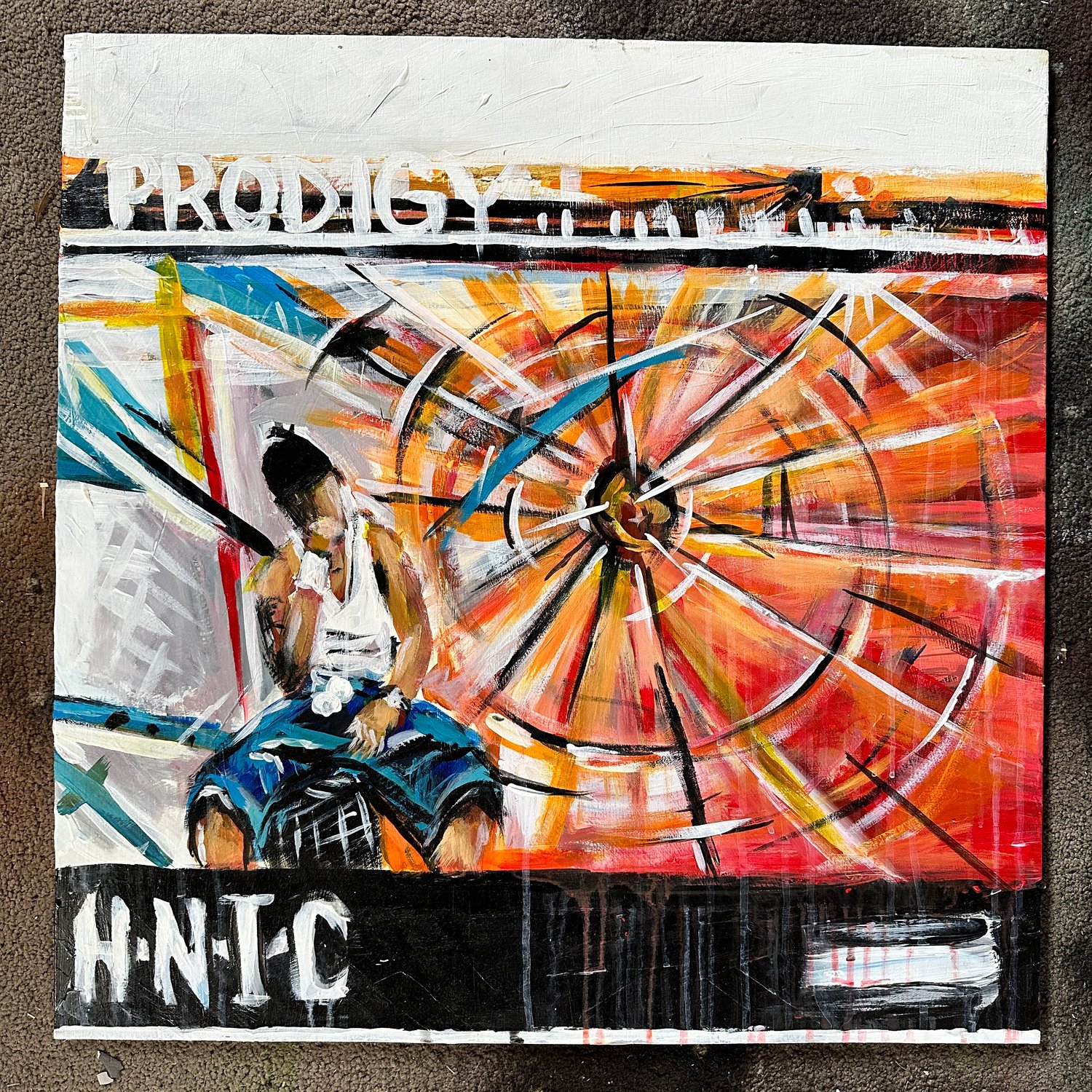 HNIC ORIGINAL PAINTING 24x24"