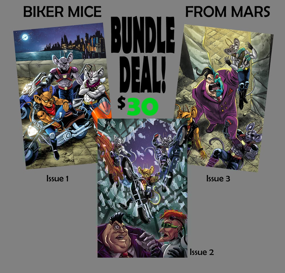 BIKER MICE BUNDLE SET!