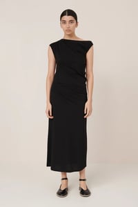 Image 3 of kowtow assymetris dress blacl