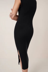 Image 3 of kowtow parallel dress black
