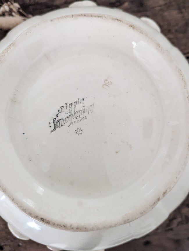 Soupière Digoin Sarreguemines . 