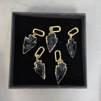 Image 1 of HMBD BIKINI PENDANTS - OBSYDIAN ARROWS
