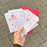 Image 1 of Postkartenset Dackel