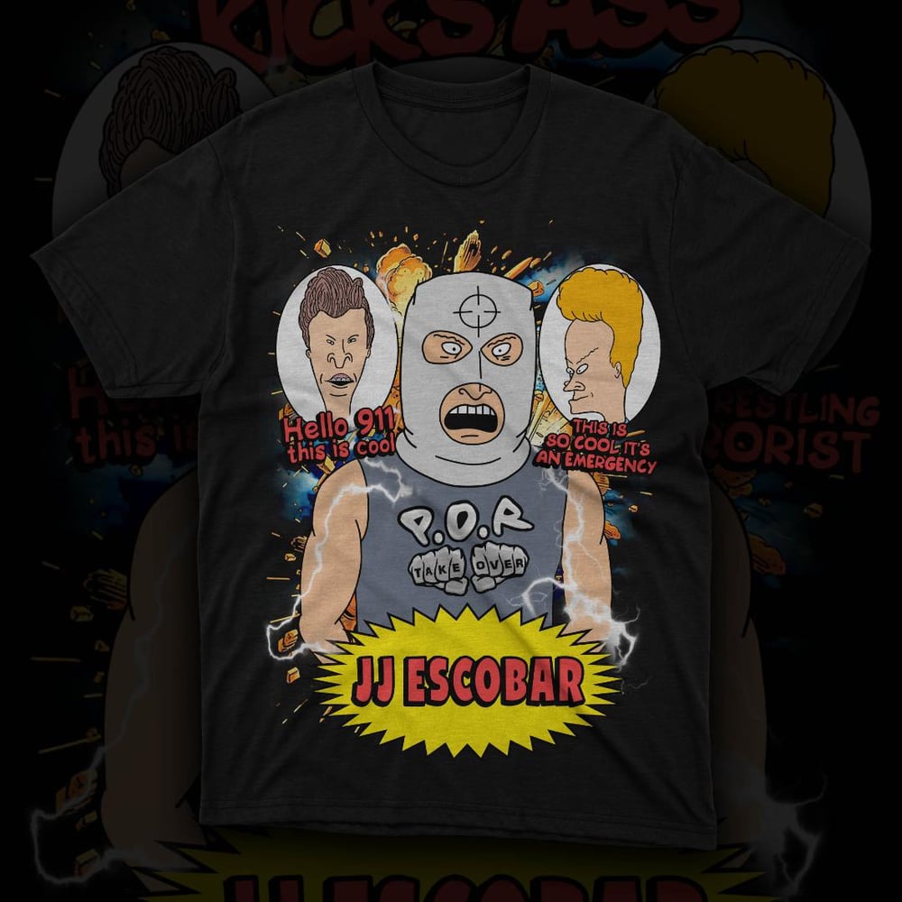 Image of 'Who Is JJ Escobar?' Beavis & Butthead Shirt