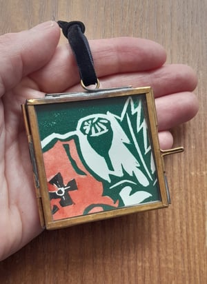 Mini-Masterpiece in a Brass Frame