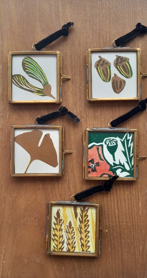 Mini-Masterpiece in a Brass Frame