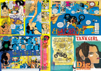 Image 4 of TANK GIRL SUPREMELY LUCKY BAG - PRINTS, CARDS, AND MINI POSTER MAGAZINE