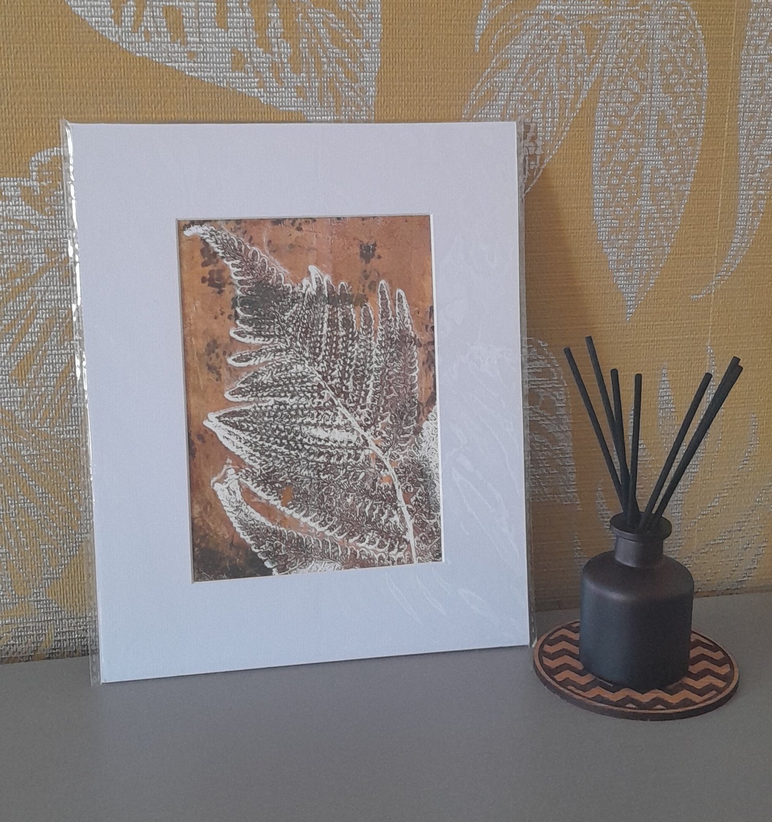 Fern Leaf Monoprint