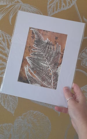 Fern Leaf Monoprint