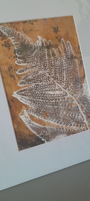 Fern Leaf Monoprint