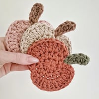 Image 2 of Pumpkin Coaster Crochet Pattern