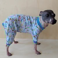 Image 4 of Jersey Jumper - Light Blue Floral 